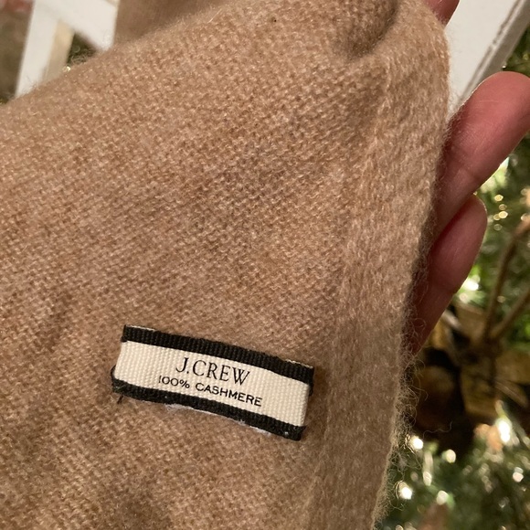 J. Crew Cashmere Tan Scarf - Picture 4 of 4